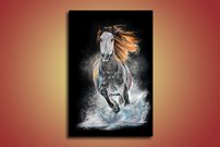 obraz na stenu beziaci kon 1