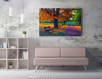 obraz na stenu jesen v parku 7