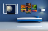 obraz na stenu jesen v parku 5