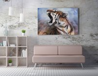 obraz na stenu divoky tiger 4