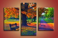 obraz na stenu jesen v parku 3