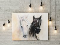 obraz na stenu konske hlavy 3