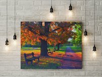obraz na stenu jesen v parku 6