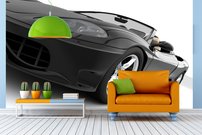Tapeta Čierne auto - AM 0022