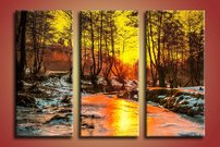 obraz na stenu studeny zapad slnka 1