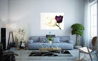 obraz na stenu kvety dva tulipány 1 dielne