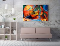 obraz na stenu hudba2