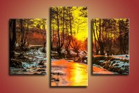 obraz na stenu studeny zapad slnka 3