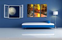 obraz na stenu studeny zapad slnka 5