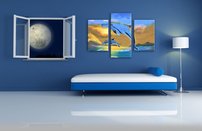 obraz na stenu delfiny v mori 6