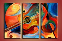 obraz na stenu hudba 6