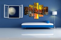 obraz na stenu studeny zapad slnka 7