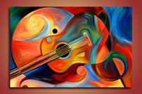 obraz na stenu hudba 7