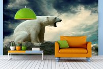 Tapeta ZR 0046 - Biely medveď