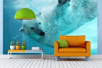 Tapeta ZR 0025 - Biely medveď