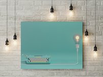 obraz na stenu pisaci stroj OD 3