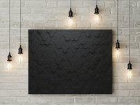 obraz na stenu cierne setuholniky OD 3