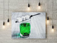 obraz na stenu zelena voda OD 3