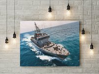 obraz na stenu vojenska lod 3