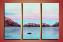 obraz na stenu malovana pltka 1