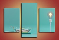 obraz na stenu pisaci stroj OD 2