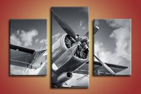 obraz na stenu vrtulove lietadlo 2