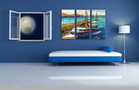 obraz na steny malovana jachta 6