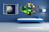 obraz na stenu kocky na pohari OD 6