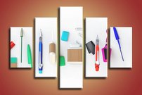 obraz na stenu pera OD 2