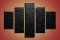 obraz na stenu cierne setuholniky OD 2