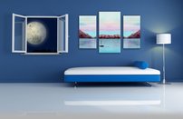 obraz na stenu malovana pltka 3