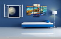 obraz na steny malovana jachta 5