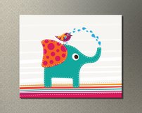 Detský obraz - Sloník Anime (D1001)