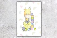 Detský obraz Žirafa 2 - D1004