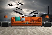 fototapeta lietadla 2