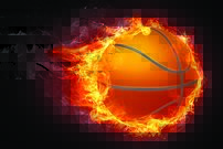 Tapeta Horiaca lopta - OH 0003