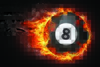 Tapeta Horiaca guľa - OH 0007