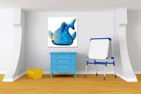 Obraz na stenu Modra Ryba 2