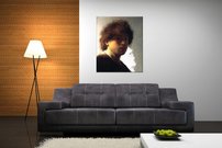 obraz na stenu autoportret s rozstrapatenymi vlasmi 2