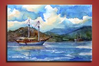 Obraz Maľovaná plachetnica tit. strana