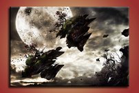 obraz na stenu zem bez gravitácie 1