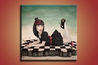 Obraz na stenu Dievča s klobúkom 1