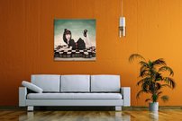 Obraz na stenu Dievča s klobúkom 3