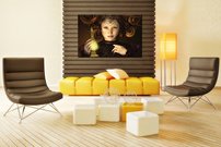 Obraz na stenu Dievca s lampou 4