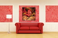 Obraz na stenu Červený drak 2