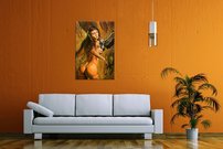 obraz na stenu dievca so supom 4