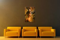 obraz na stenu dievca so supom 2