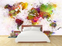 fototapeta mapa interier 4