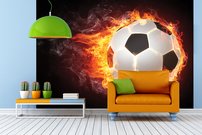 Tapeta Horiaca lopta - OH 0004