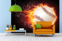 Tapeta Horiaca lopta - OH 0005